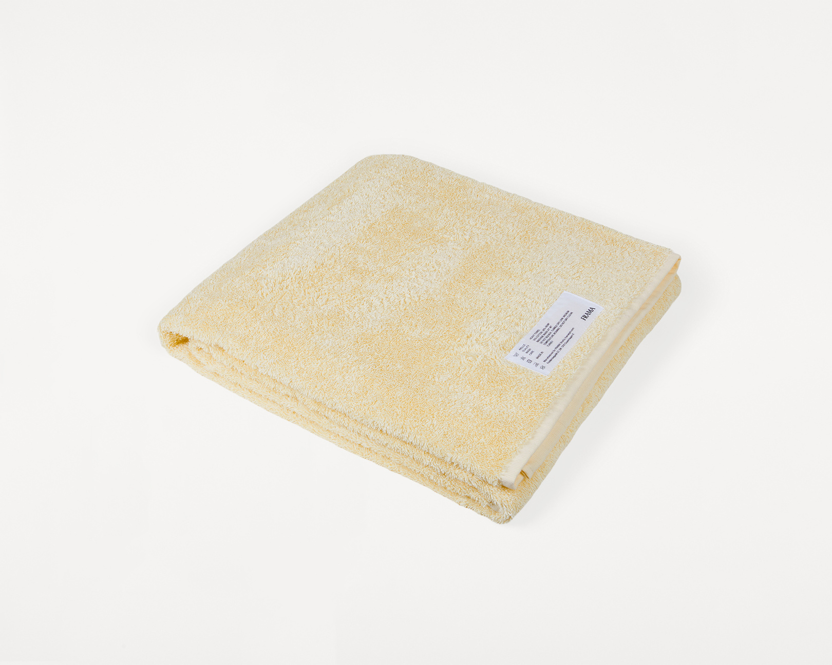 Frama Heavy Towel Pale Yellow Bath Sheet